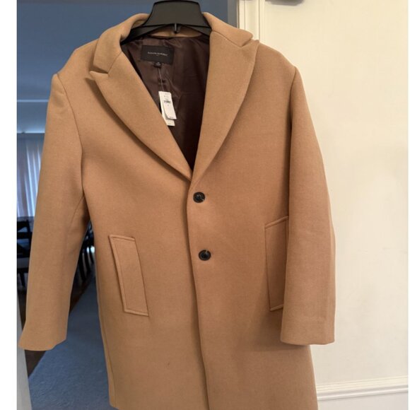 Classic camel wool-blend trench coat - Banana Republic Factory - Picture 1 of 1